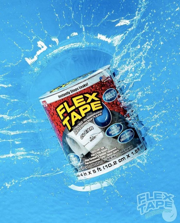 KIT ALTE RYC CINTA TAPA GOTERA REPARA PISCINA FLEX TAPE - 3