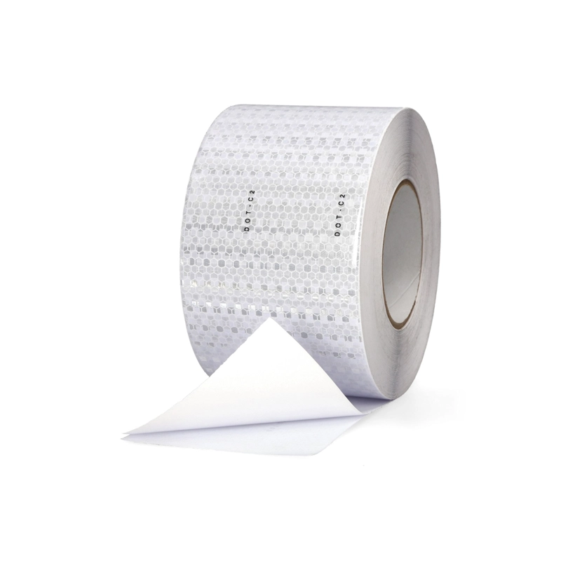 CINTA REFLECTANTE BLANCO 4 PULGADAS 100mmX45mt - 1