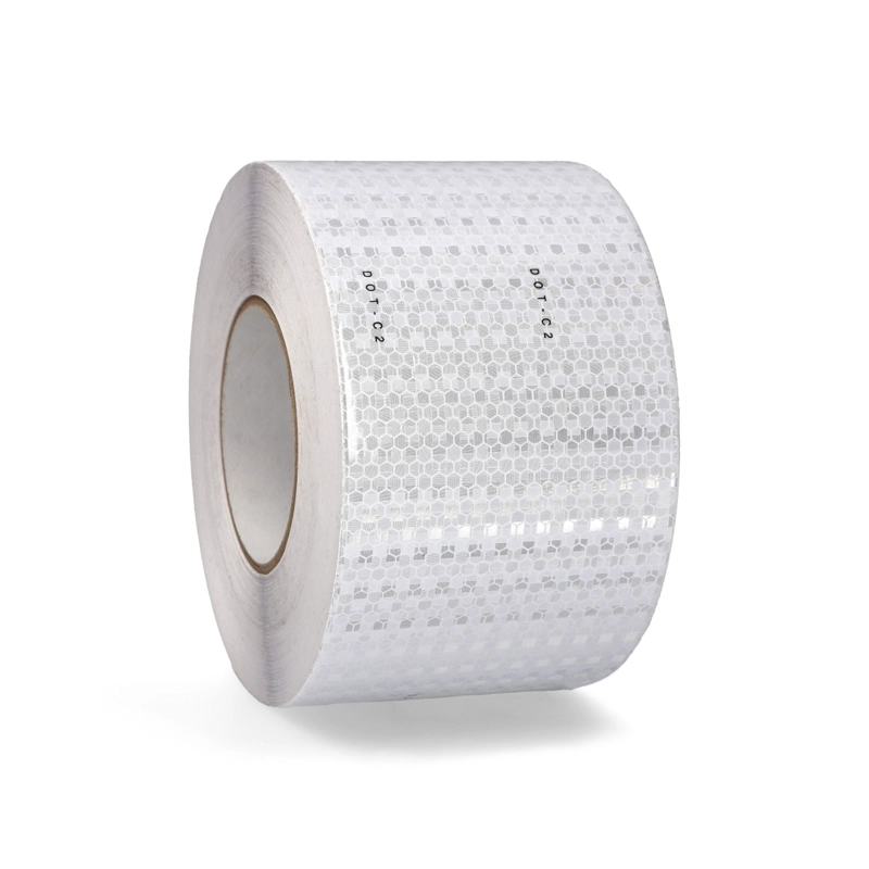 CINTA REFLECTANTE BLANCO 4 PULGADAS 100mmX45mt - 4