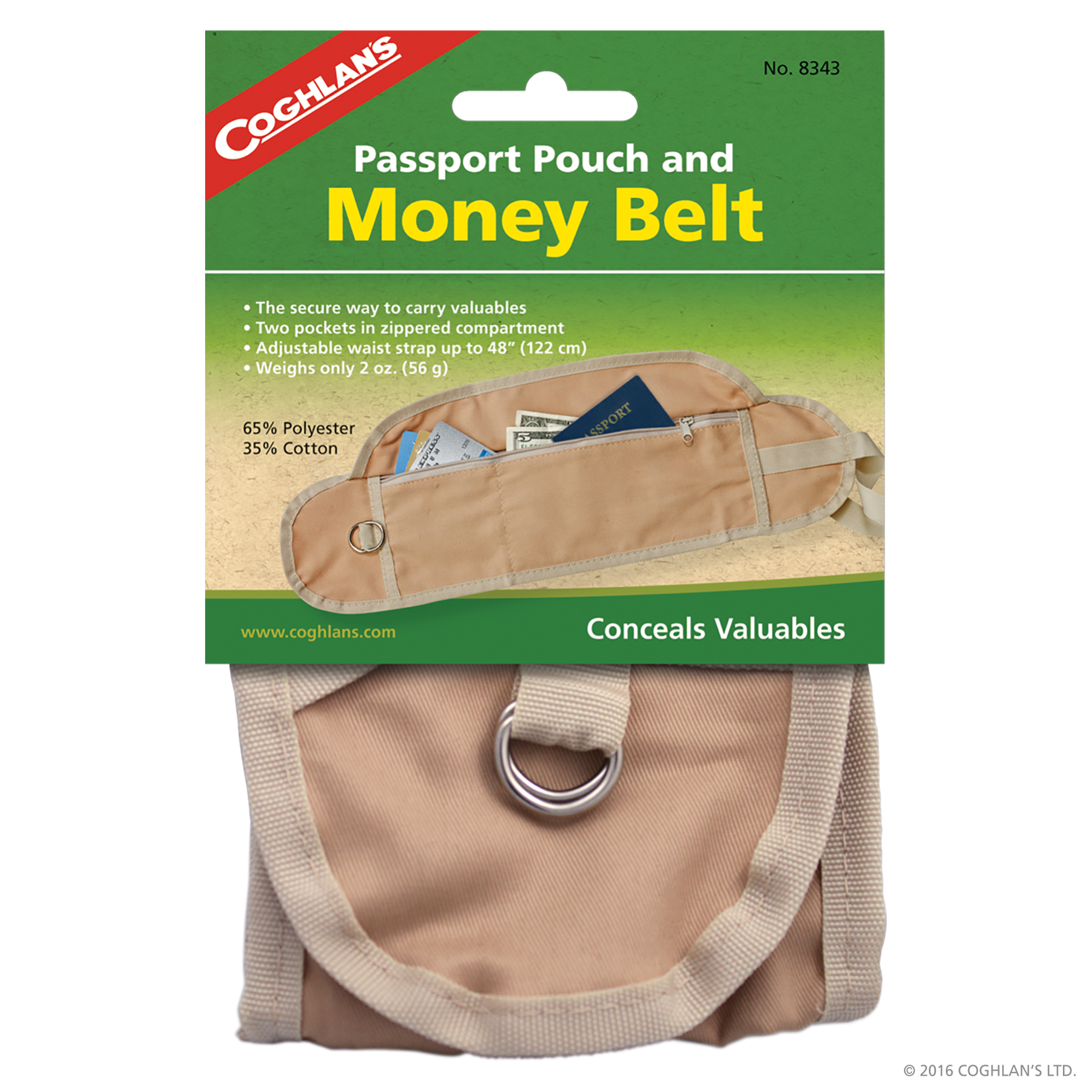 BANANO DE SEGURIDAD VIAJE BEIGE COGHLANS - 2