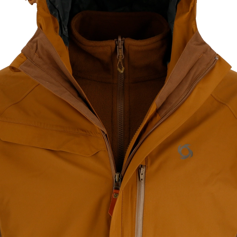 PARKA 3 EN 1 TERRANOVA HOMBRE DOITE MOSTAZA - 7