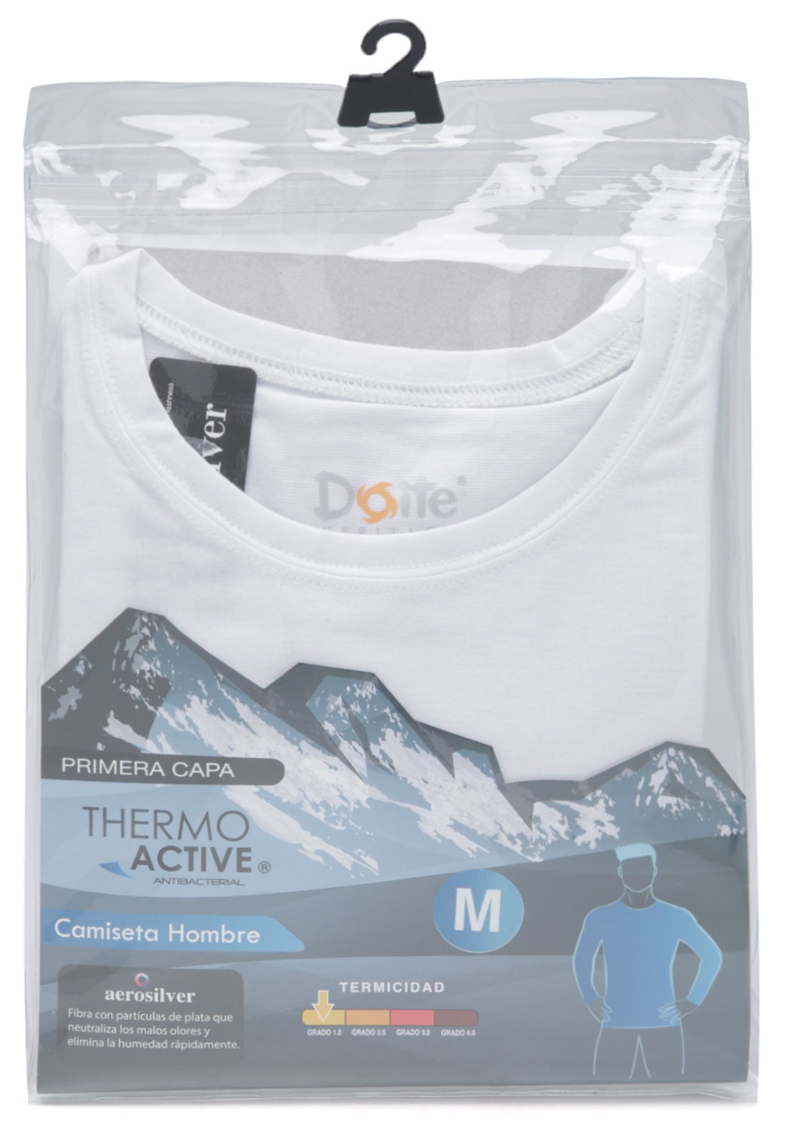 CAMISETA PRIMERA CAPA HOMBRE THERMOACTIVE BLANCO DOITE - 6