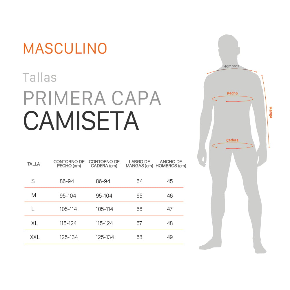 CAMISETA PRIMERA CAPA HOMBRE THERMOACTIVE BLANCO DOITE - 9