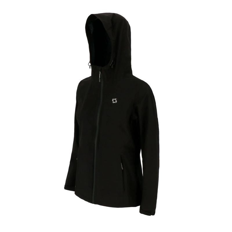 CORTAVIENTO MUJER DOITE IMPERMEABLE LIVEN NEGRO - 2