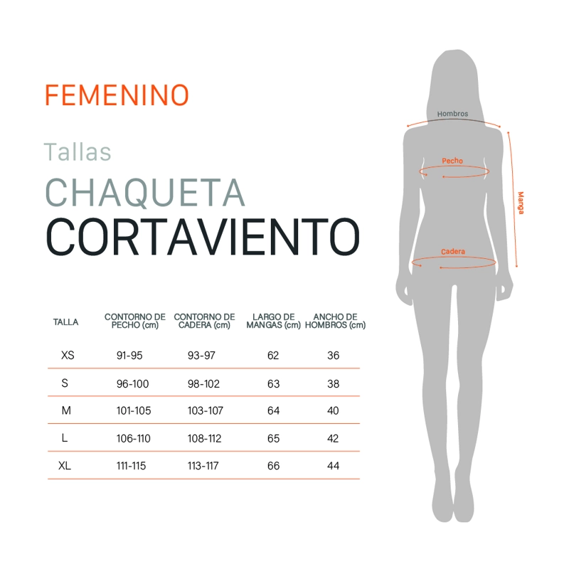 CORTAVIENTO MUJER DOITE IMPERMEABLE LIVEN NEGRO - 6