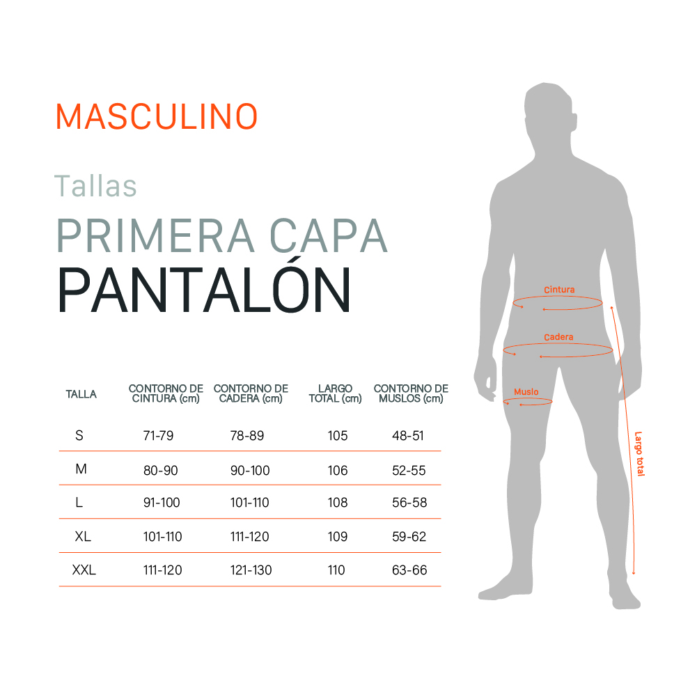 PANTALON PRIMERA CAPA HOMBRE ASCENDOR GRIS DOITE - 7