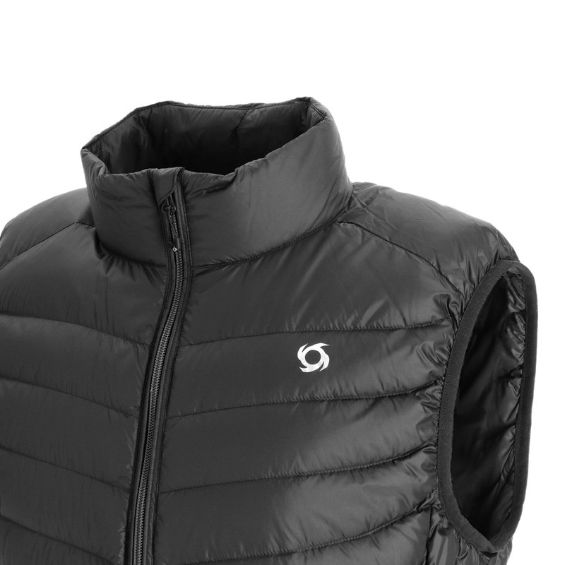 PARKA PLUMA SIN MANGAS HERON HOMBRE DOITE NEGRO - 4