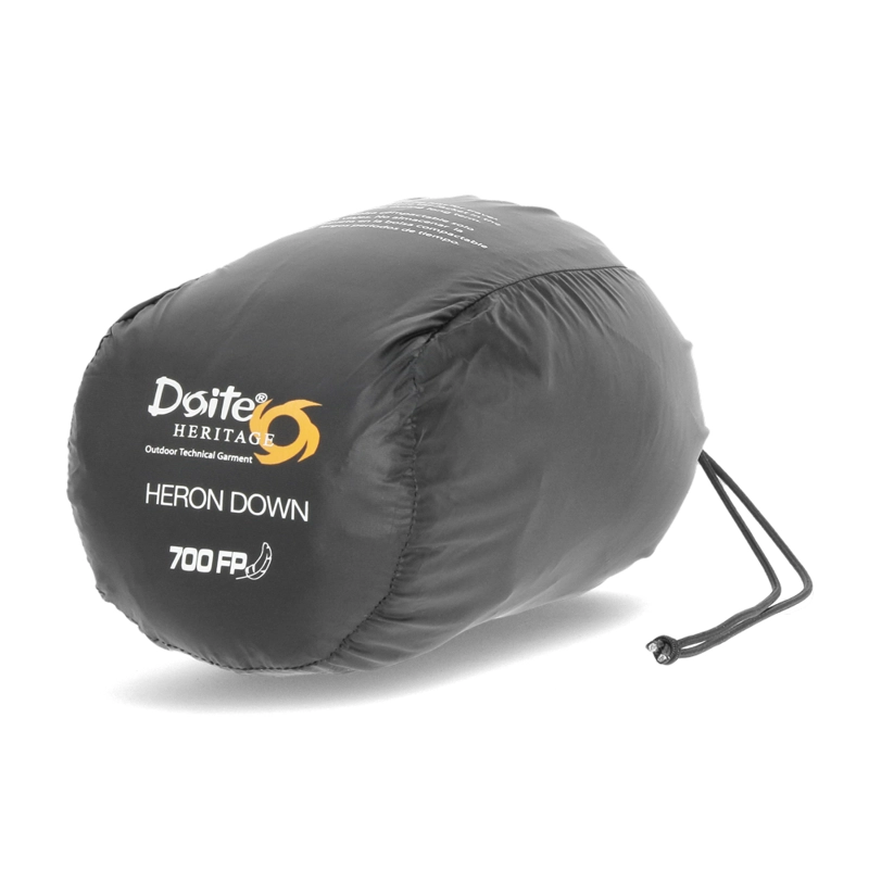 PARKA PLUMA SIN MANGAS HERON HOMBRE DOITE NEGRO - 6