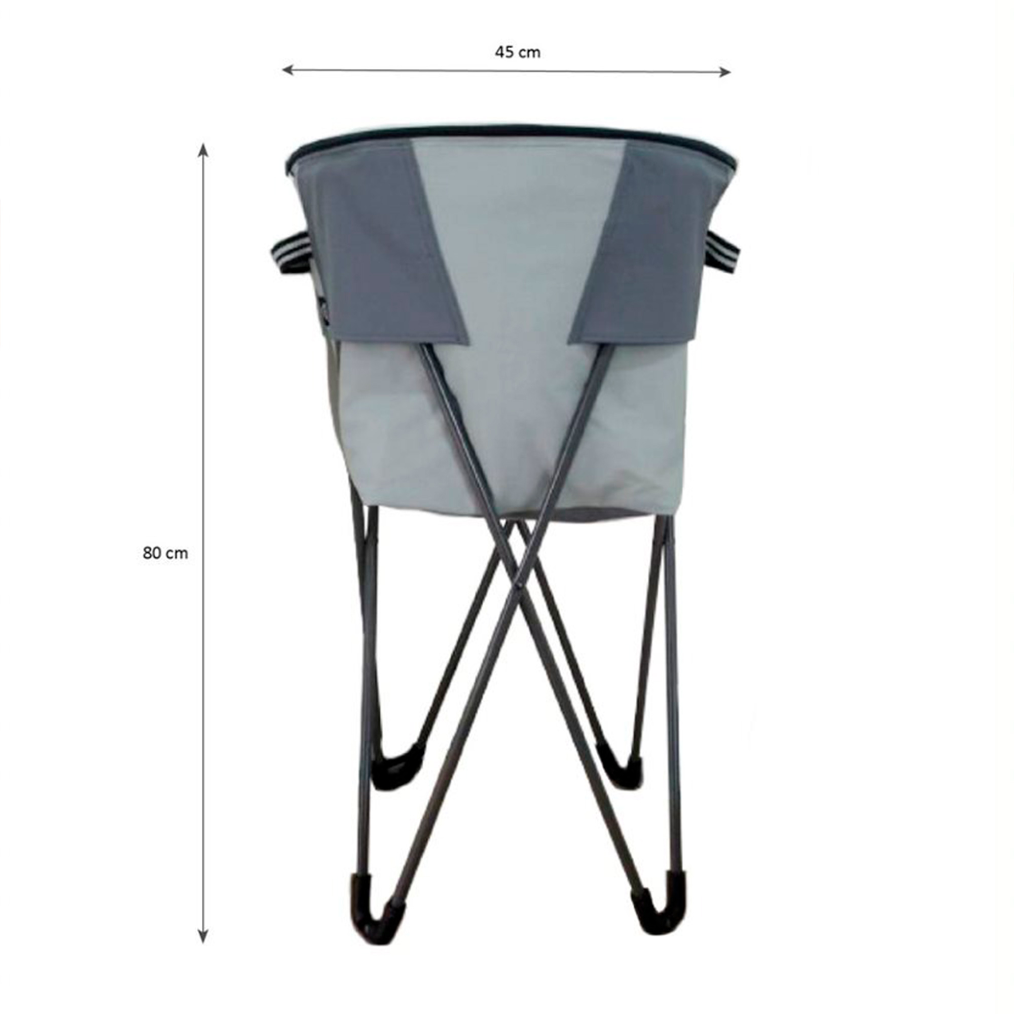 COOLER DOITE PLEGABLE FIESTY 45 LITROS GRIS LINO - 3