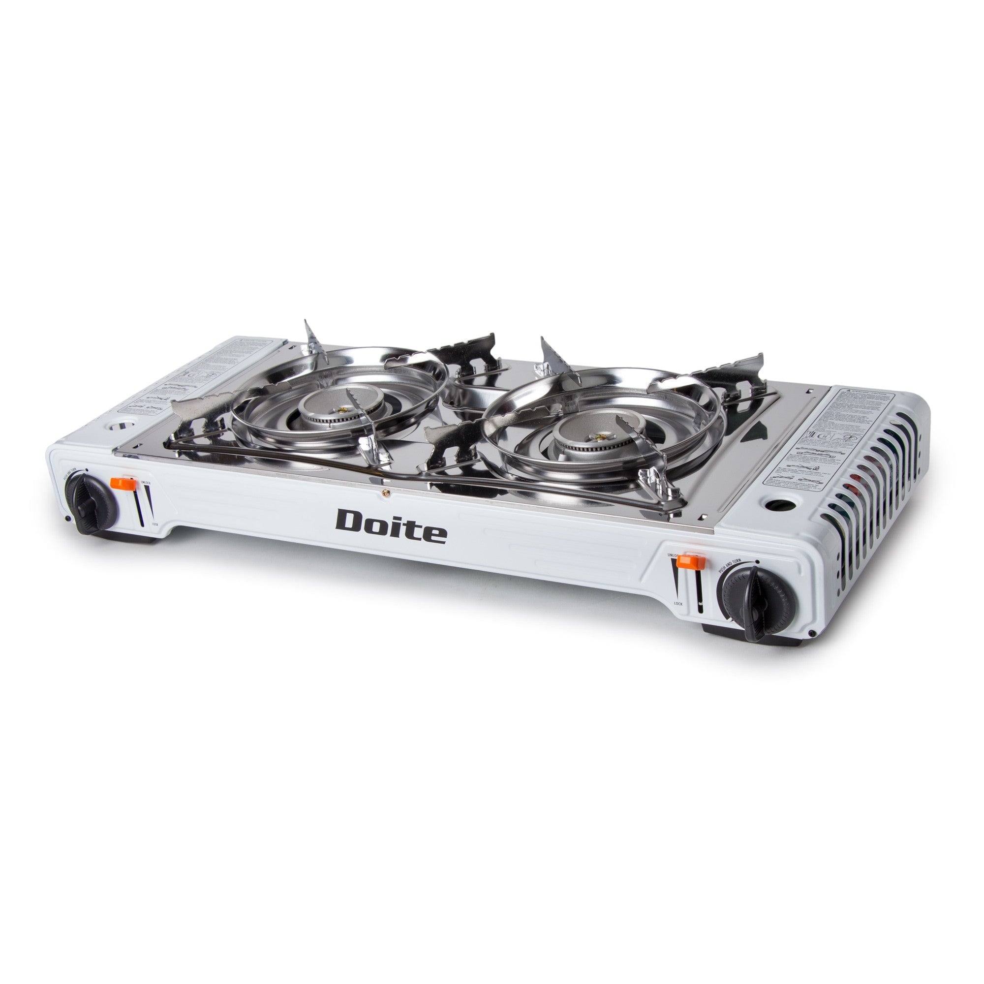 COCINILLA DOITE ACERO SOBREMESA DUO PLUS BLANCO - 2