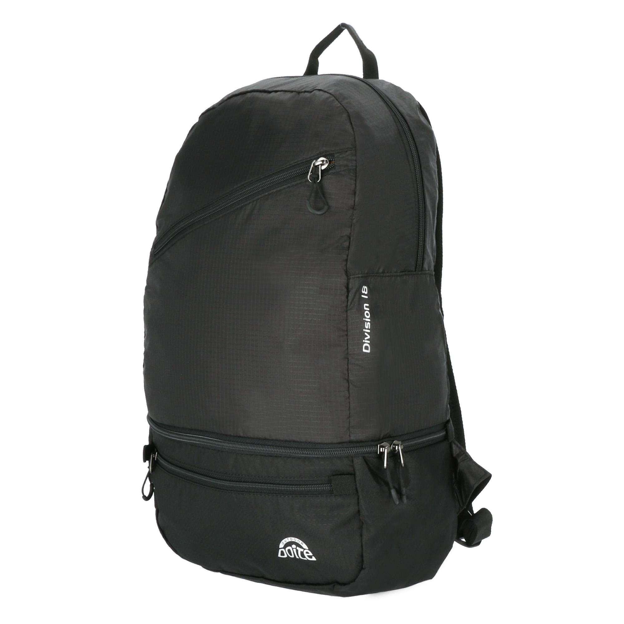 Ripley - MOCHILA COMPACTABLE DIVISION 18 LITROS NEGRO DOITE