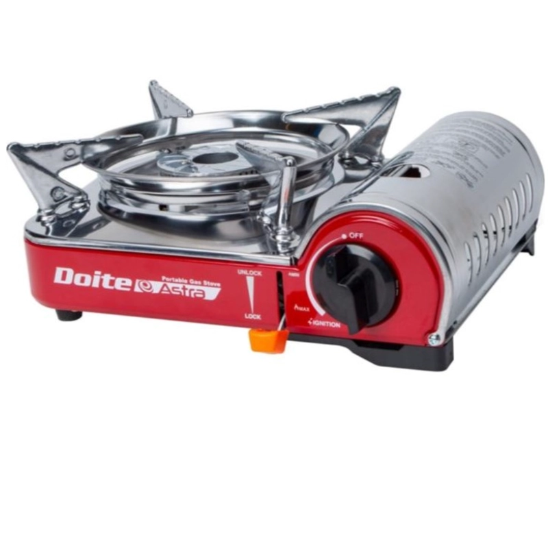 PACK COCINILLA SOBREMESA ASTRA + 4 GAS 227 GRS ROJO DOITE - 2