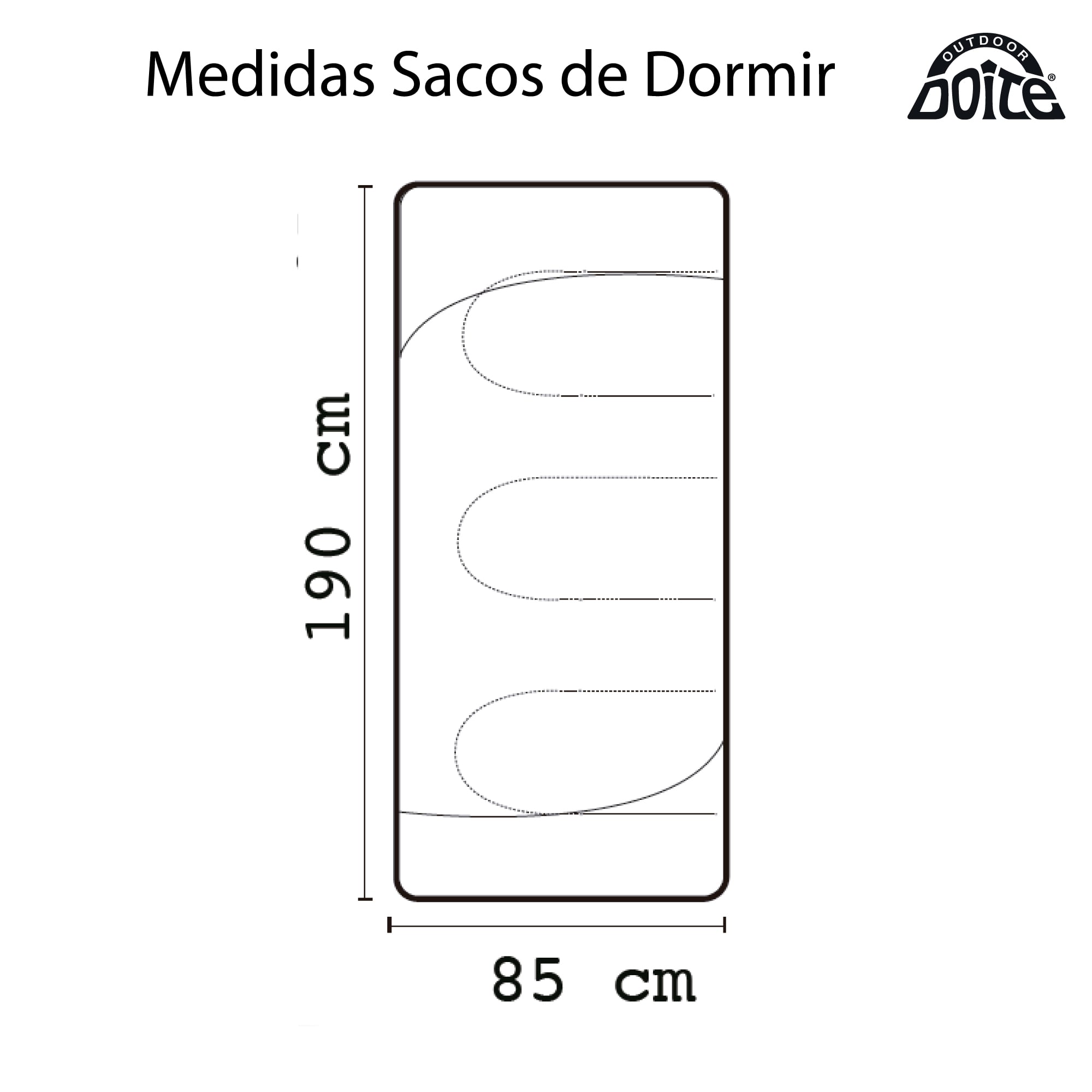 SACO DE DORMIR DOITE COMPASS AZUL CLARO - 2