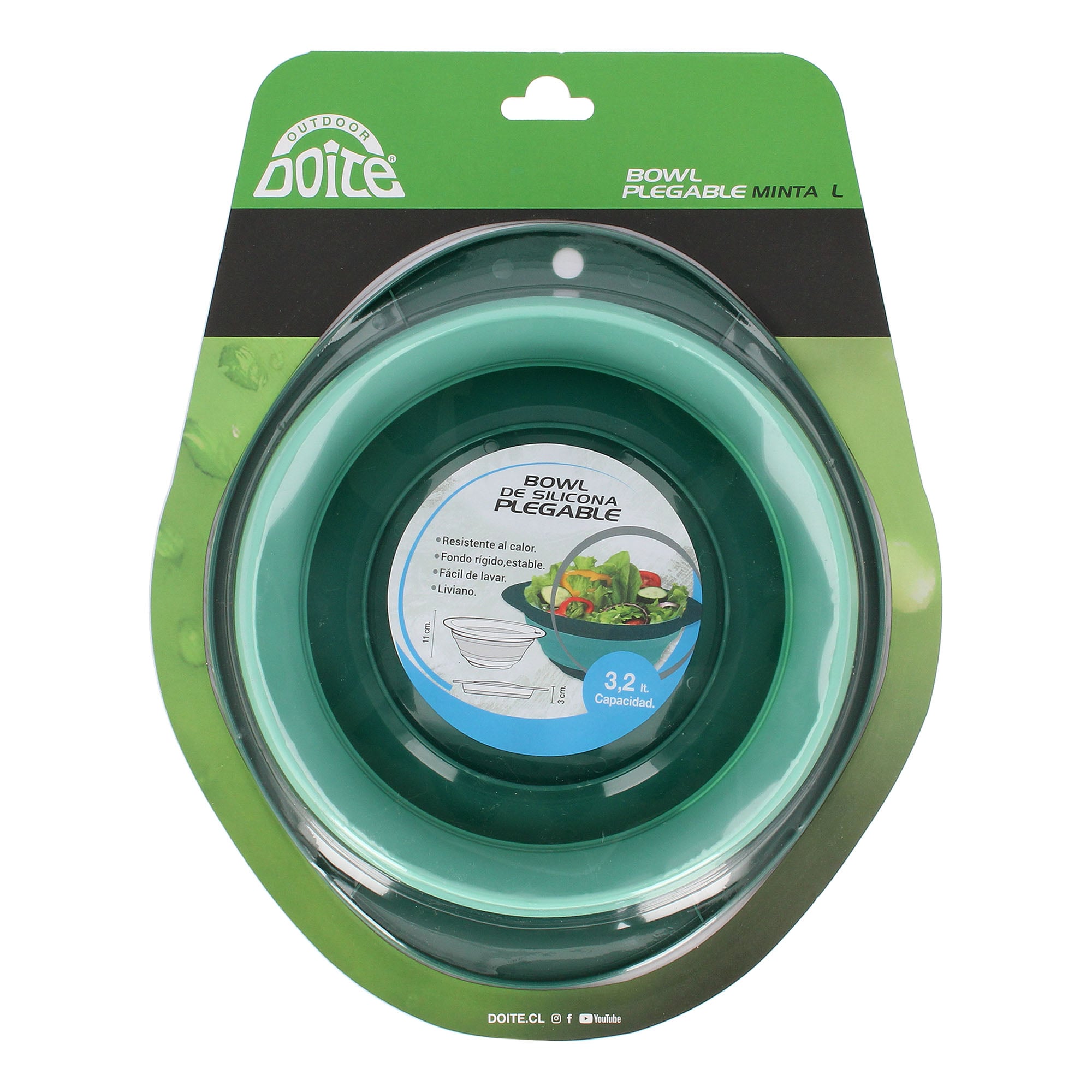ENSALADERA PLÁSTICA DOITE MINTA EMERALD - 3