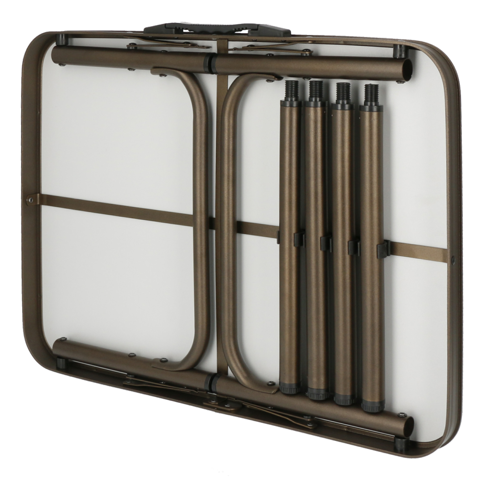 MESA PLEGABLE DOITE ALUMINIO WOODTIC CAFÉ - 3