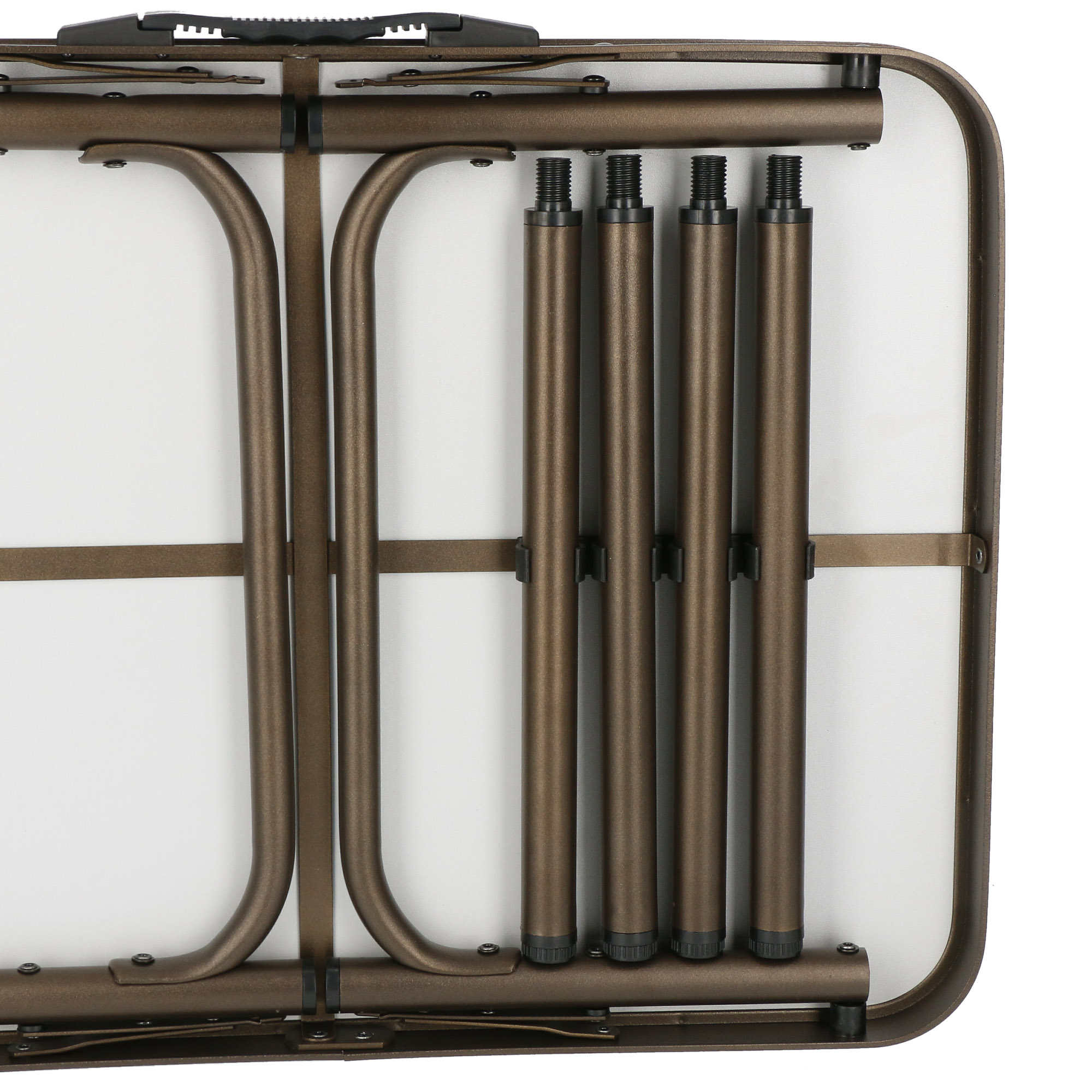 MESA PLEGABLE DOITE ALUMINIO WOODTIC CAFÉ - 4