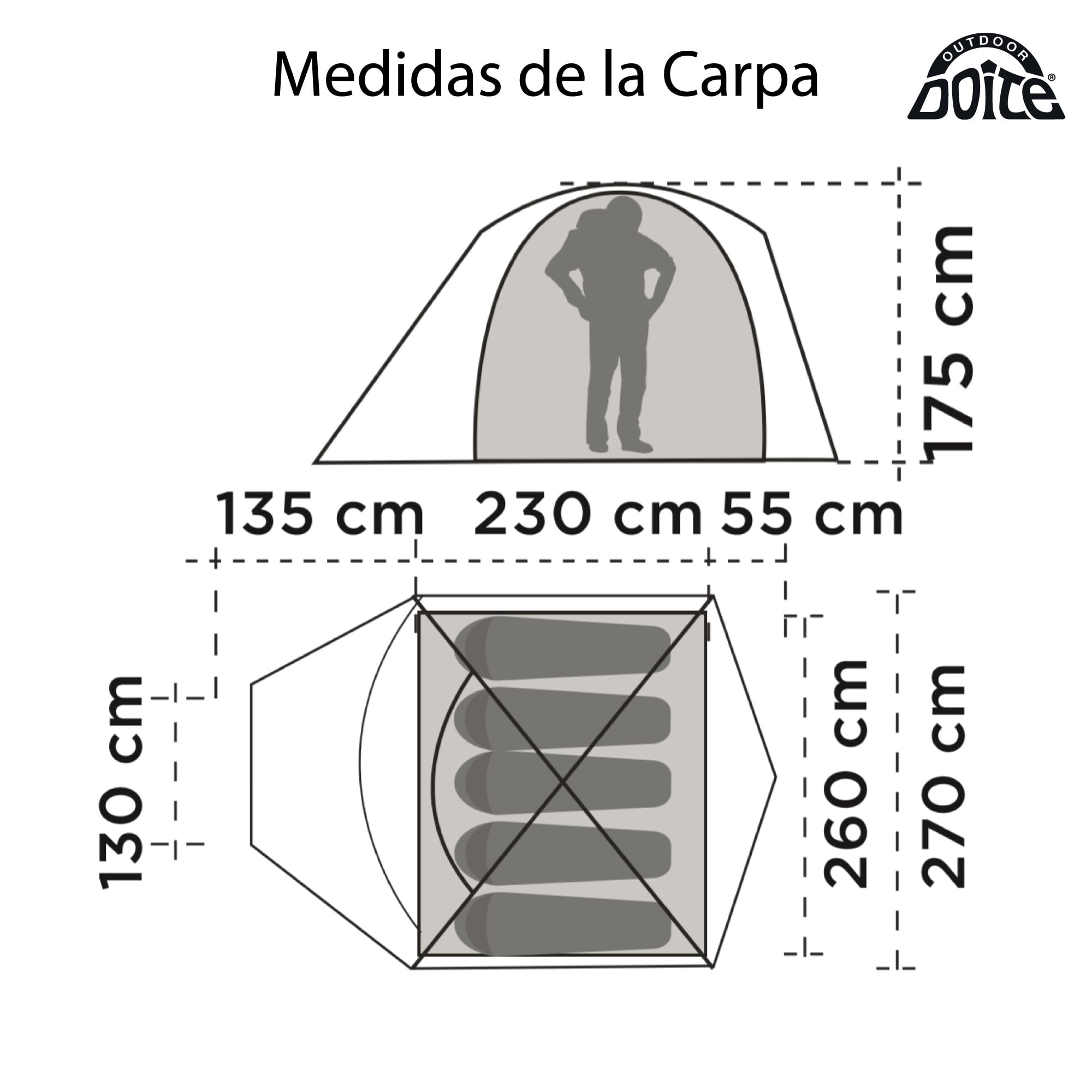 CARPA YOSEMITE 5 PERSONAS DOITE - 2
