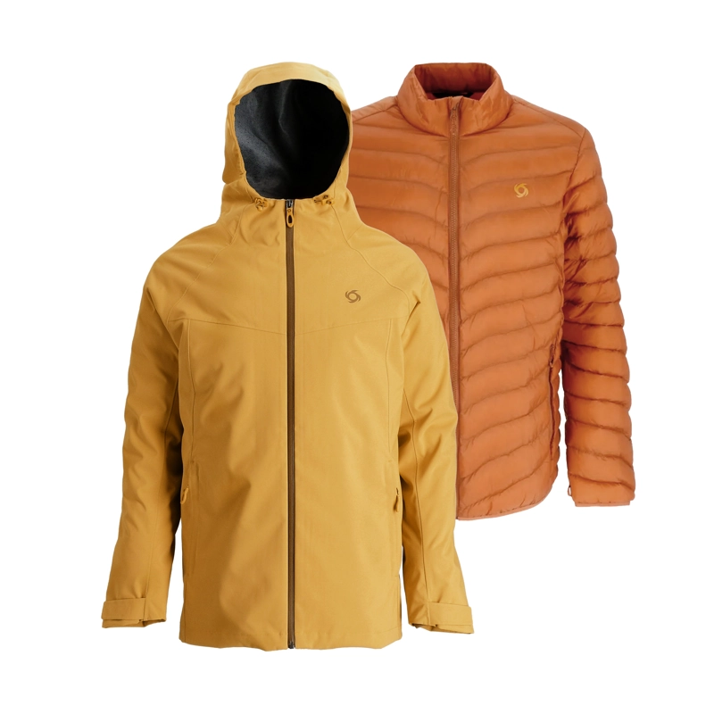 PARKA 3 EN 1 SKADA HOMBRE DOITE AMARILLO - 1