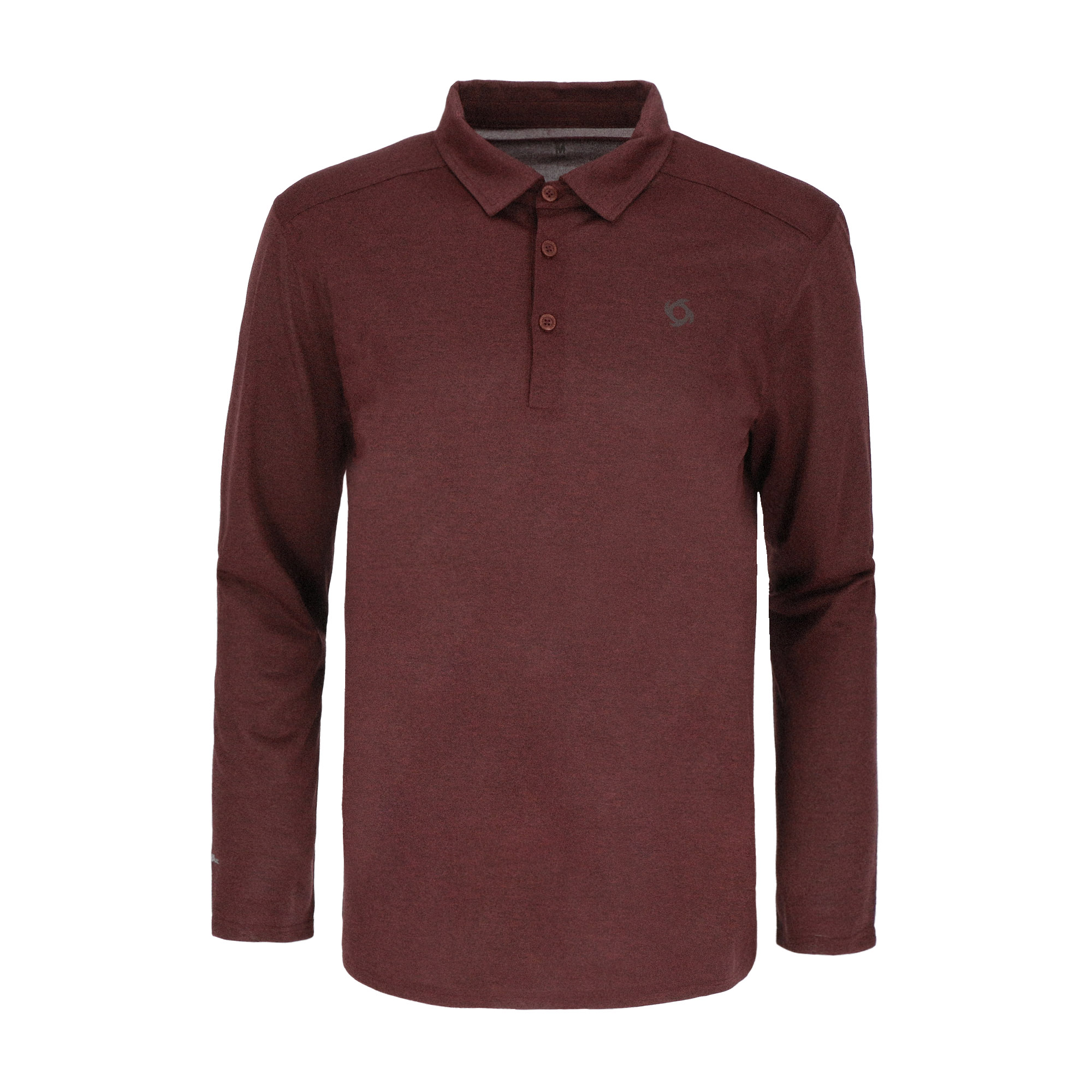POLERA MANGA LARGA DEPORTIVA LAVA POLO ROJO HOMBRE DOITE - 1