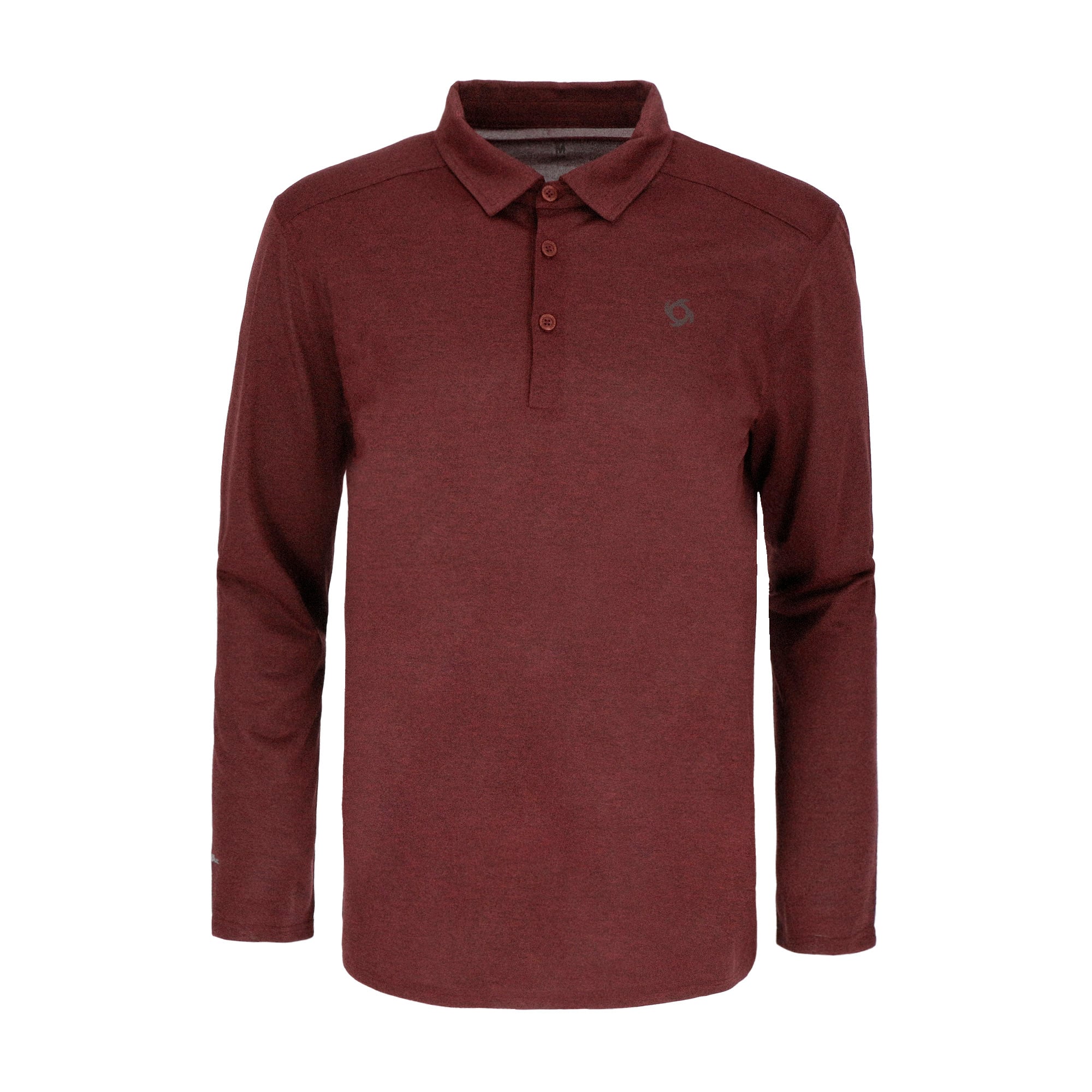 POLERA MANGA LARGA DEPORTIVA LAVA POLO ROJO HOMBRE DOITE - 1