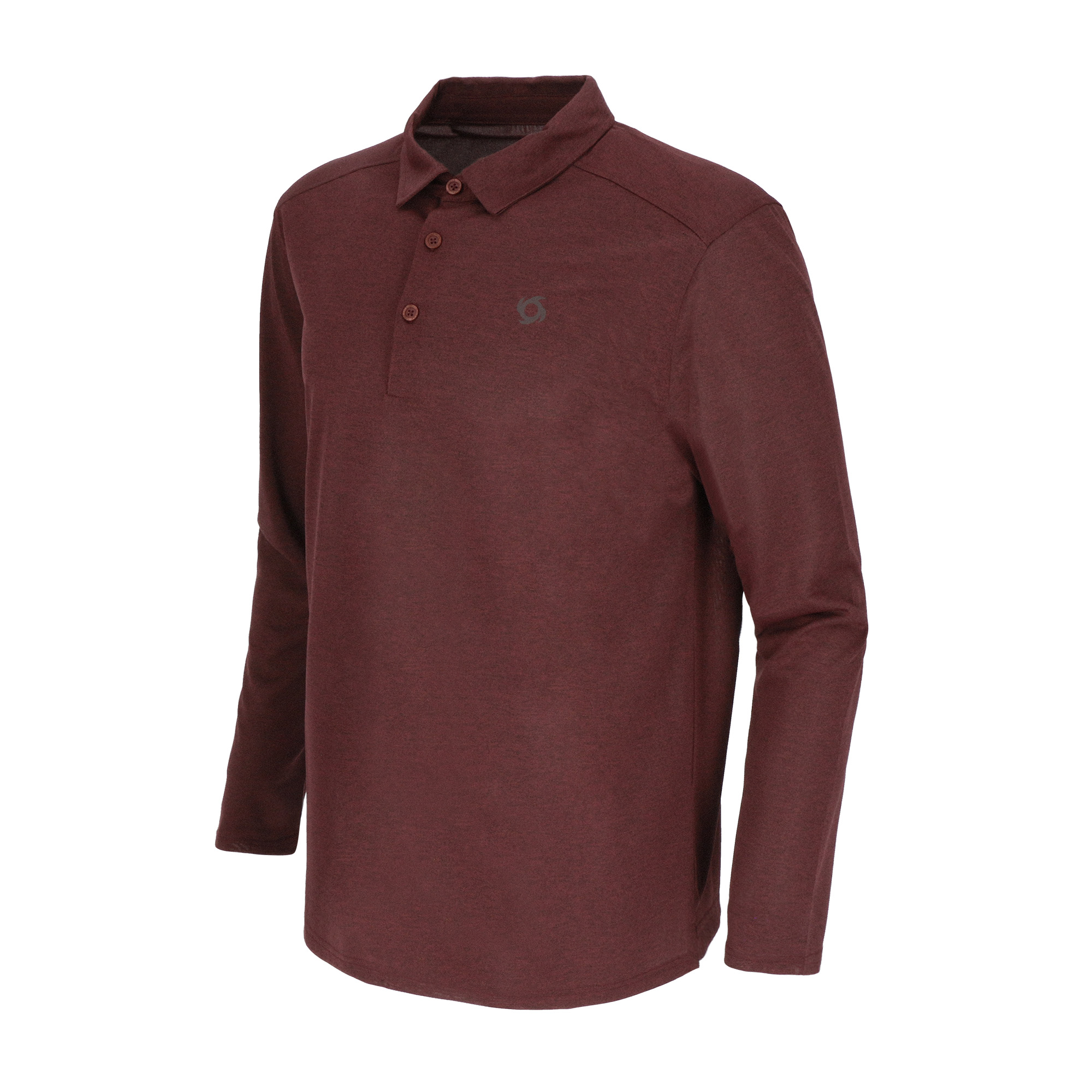 POLERA MANGA LARGA DEPORTIVA LAVA POLO ROJO HOMBRE DOITE - 2