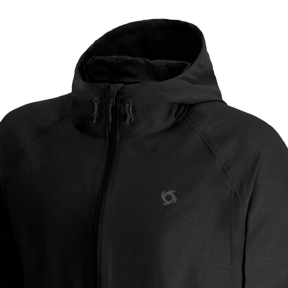 CHAQUETA CORTAVIENTO COMPASS NEGRO HOMBRE DOITE - 4