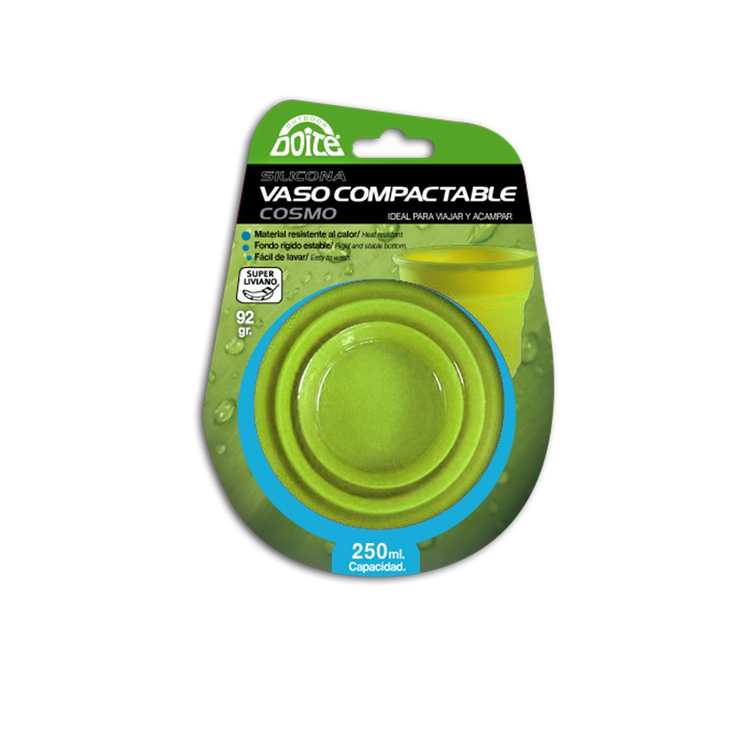 VASO COMPACTABLE COSMO VERDE DOITE - 2