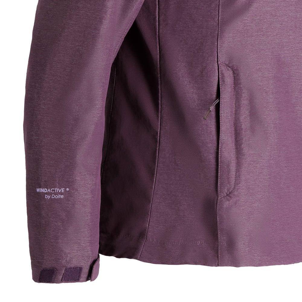 CHAQUETA CORTAVIENTO COMPASS MUJER MORADO DOITE - 6