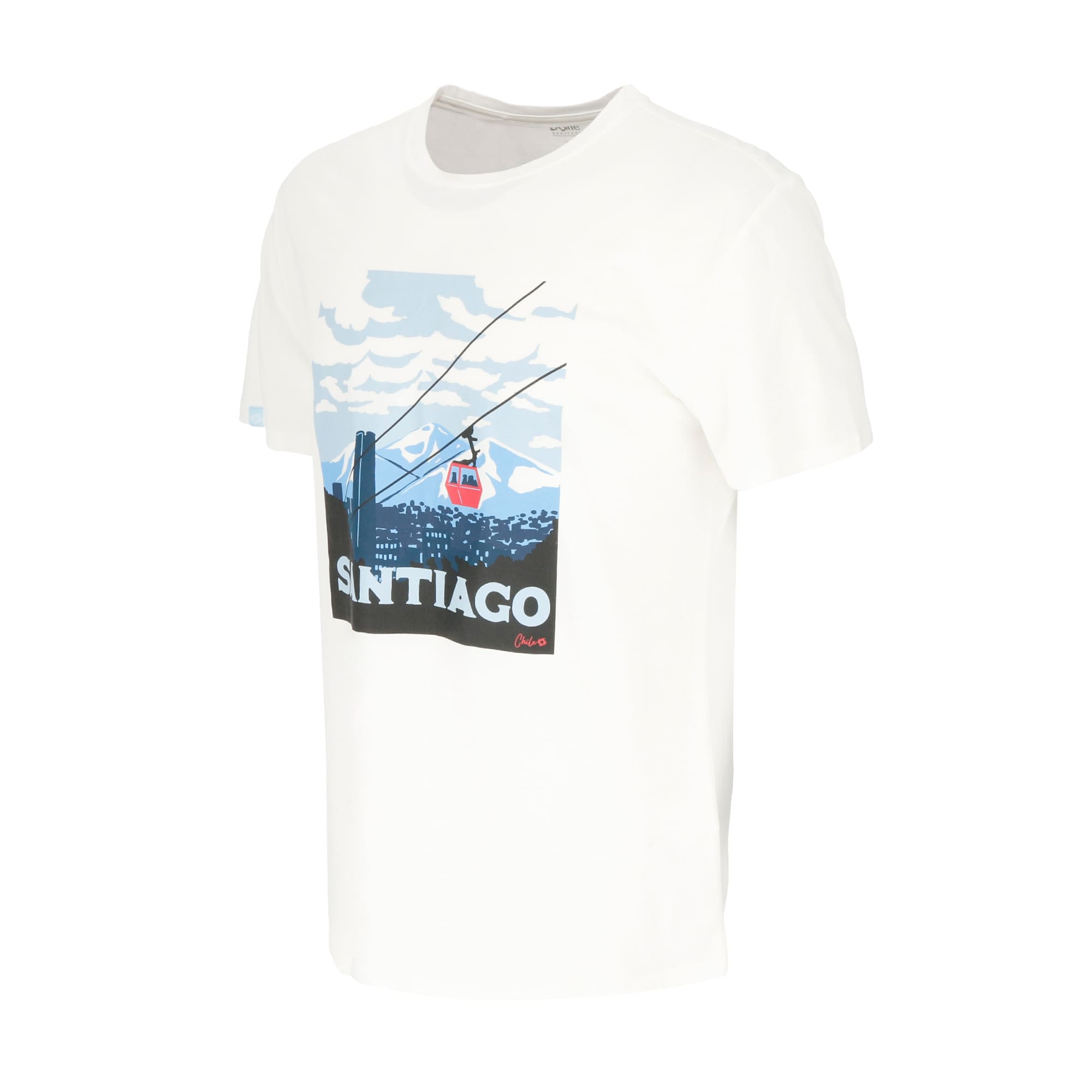 POLERA MANGA CORTA SANTIAGO BLANCO HOMBRE DOITE - 2