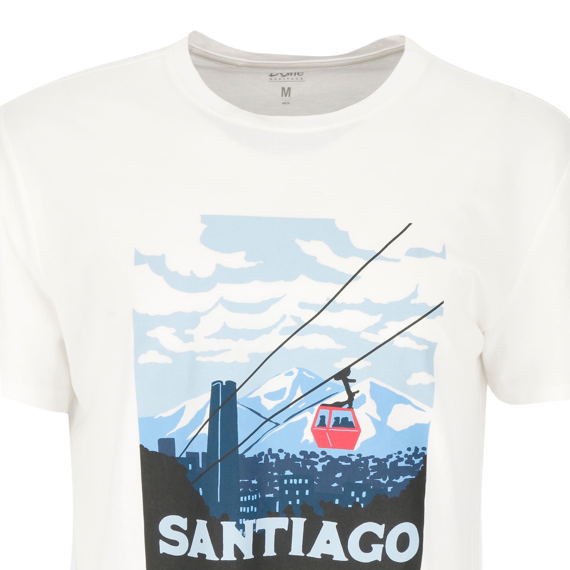 POLERA MANGA CORTA SANTIAGO BLANCO HOMBRE DOITE - 4