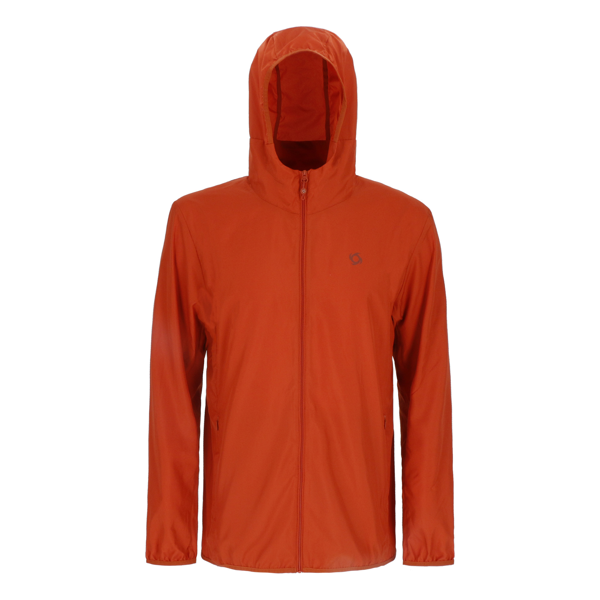 CHAQUETA COMPACTABLE AIRJKT HOODIE HOMBRE NARANJA DOITE - 1