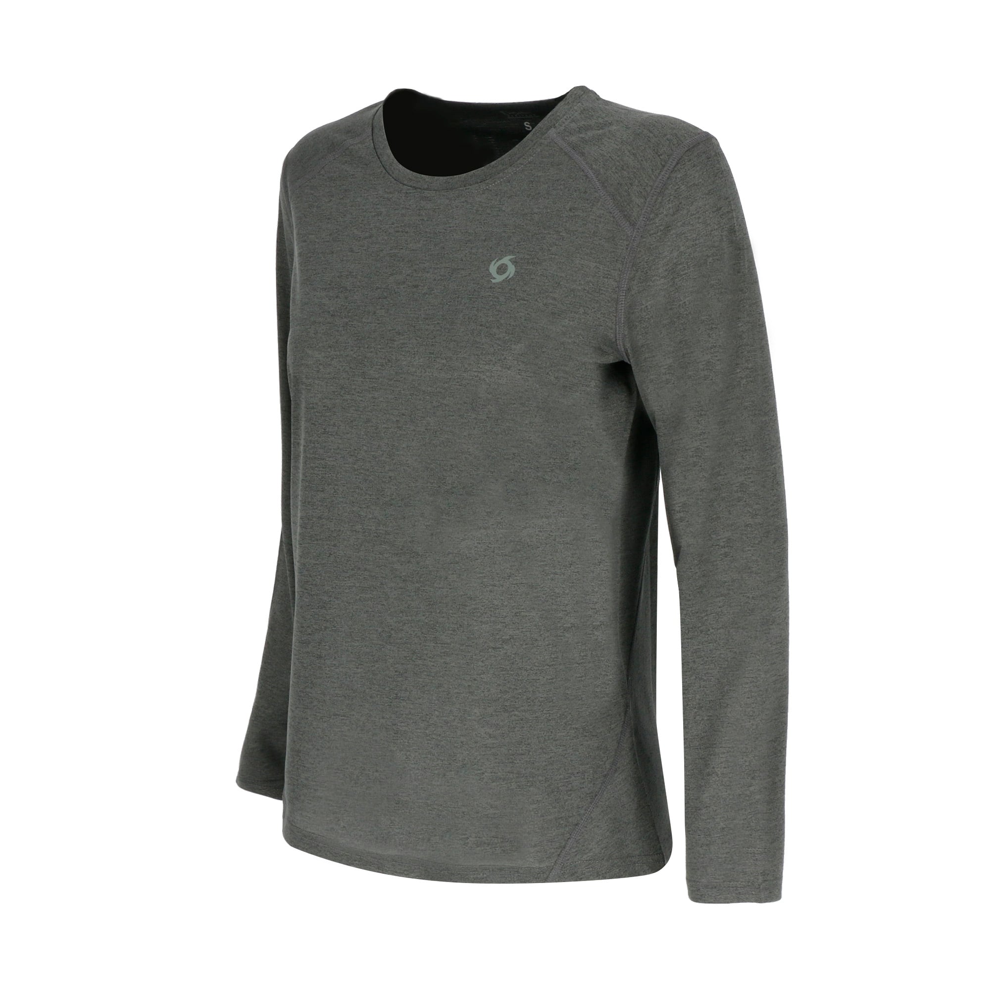 POLERA MANGA LARGA DEPORTIVA LAVA MUJER GRIS OSCURO DOITE - 2