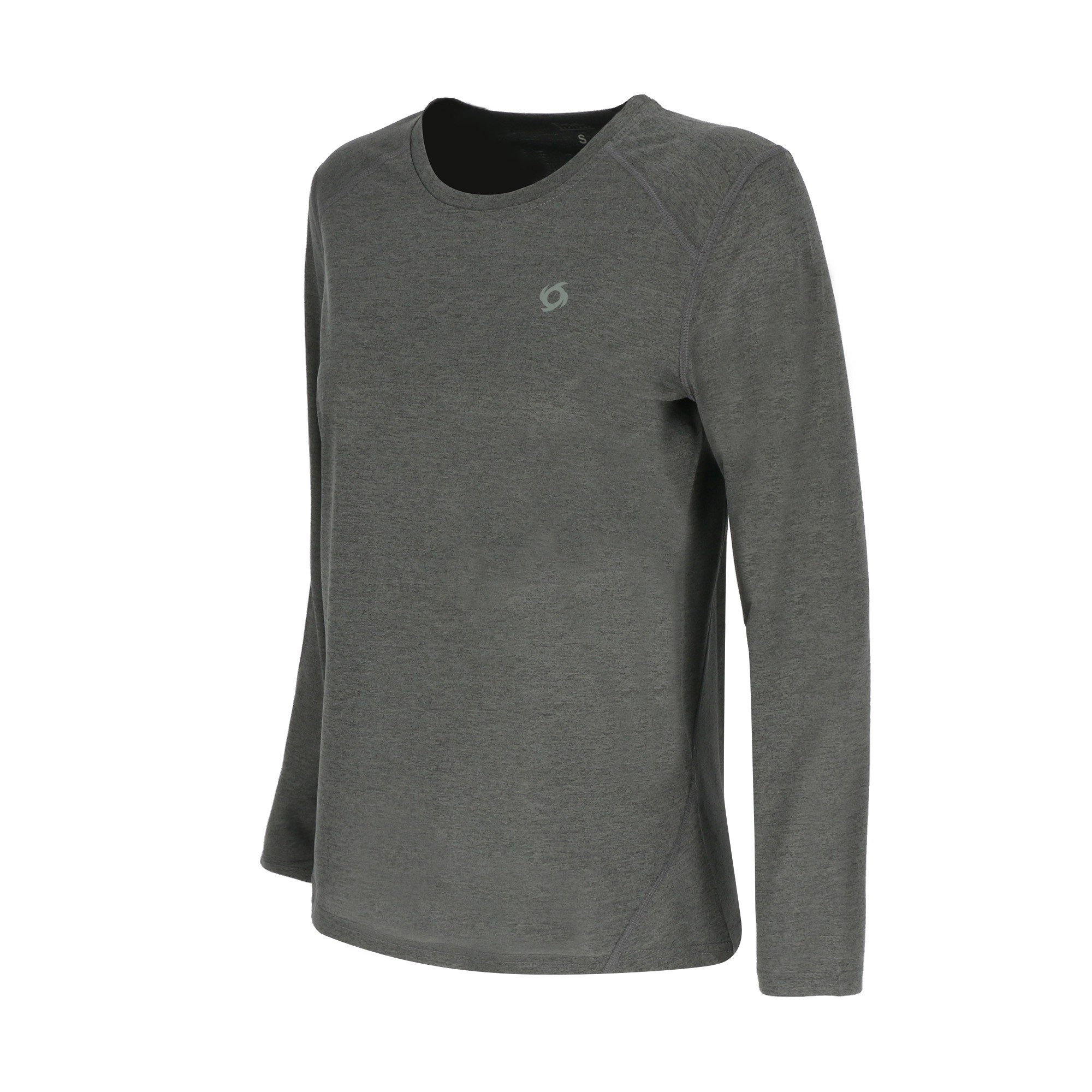 POLERA MANGA LARGA DEPORTIVA LAVA MUJER GRIS OSCURO DOITE - 2