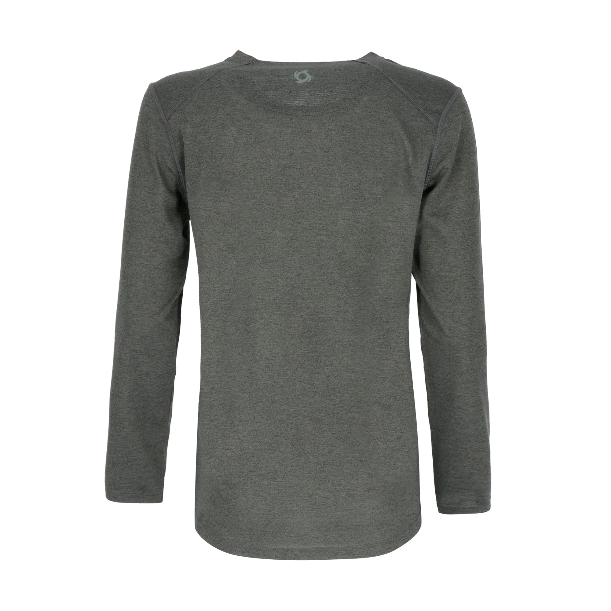 POLERA MANGA LARGA DEPORTIVA LAVA MUJER GRIS OSCURO DOITE - 3