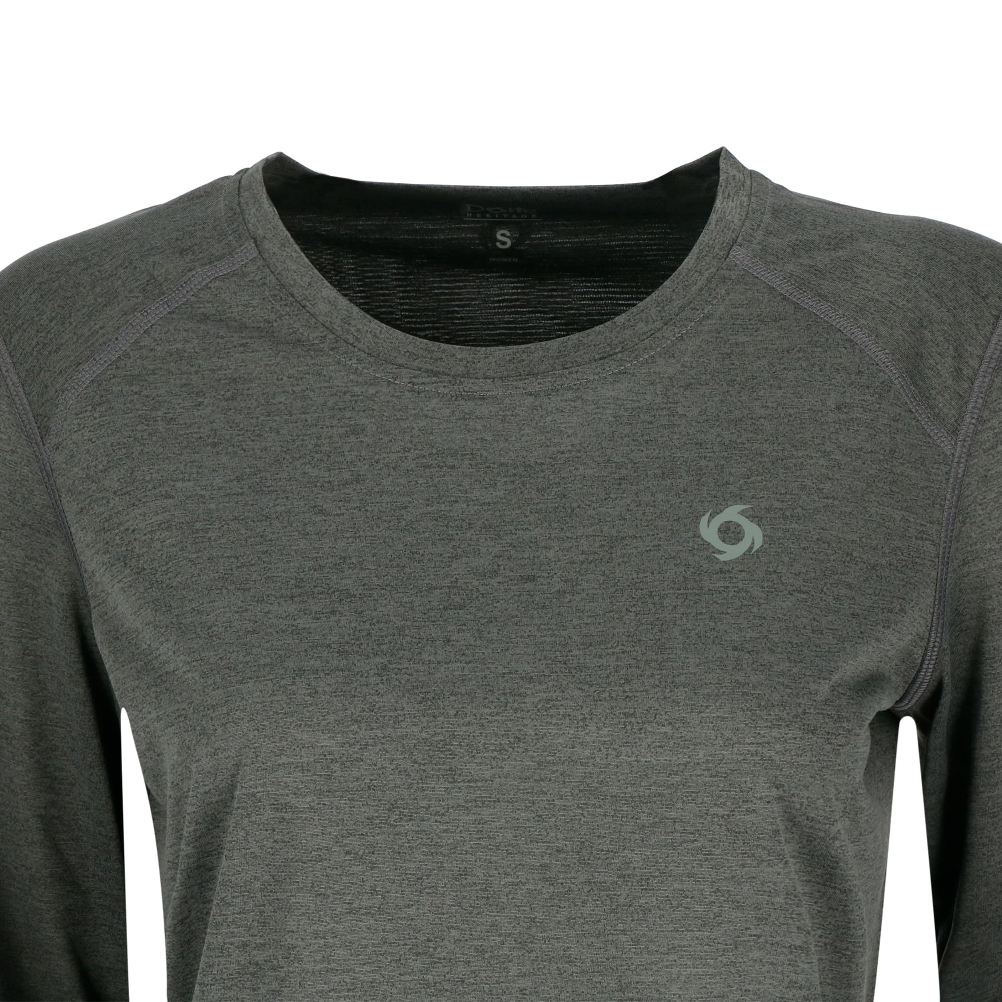POLERA MANGA LARGA DEPORTIVA LAVA MUJER GRIS OSCURO DOITE - 4