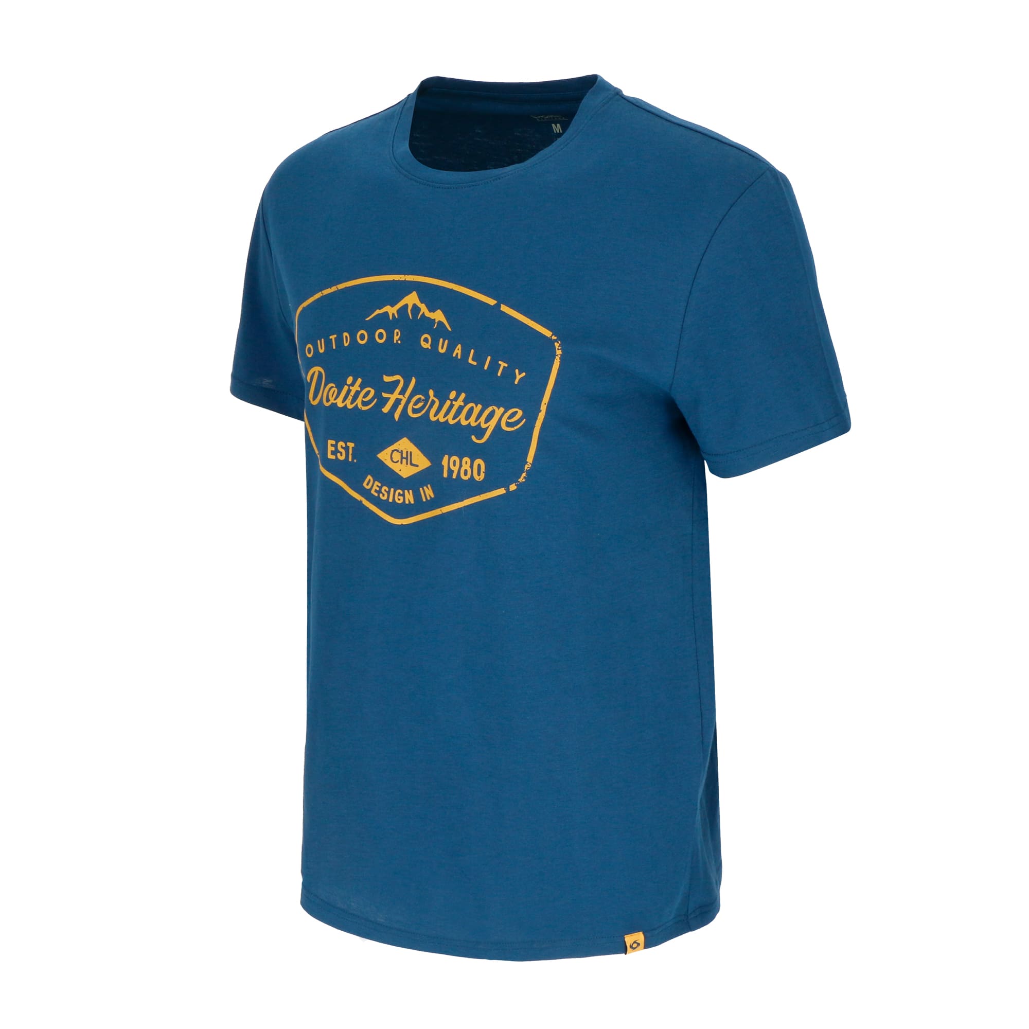POLERA MANGA CORTA ALGODON INSIGNIA HOMBRE AZUL MARINO DOITE - 2