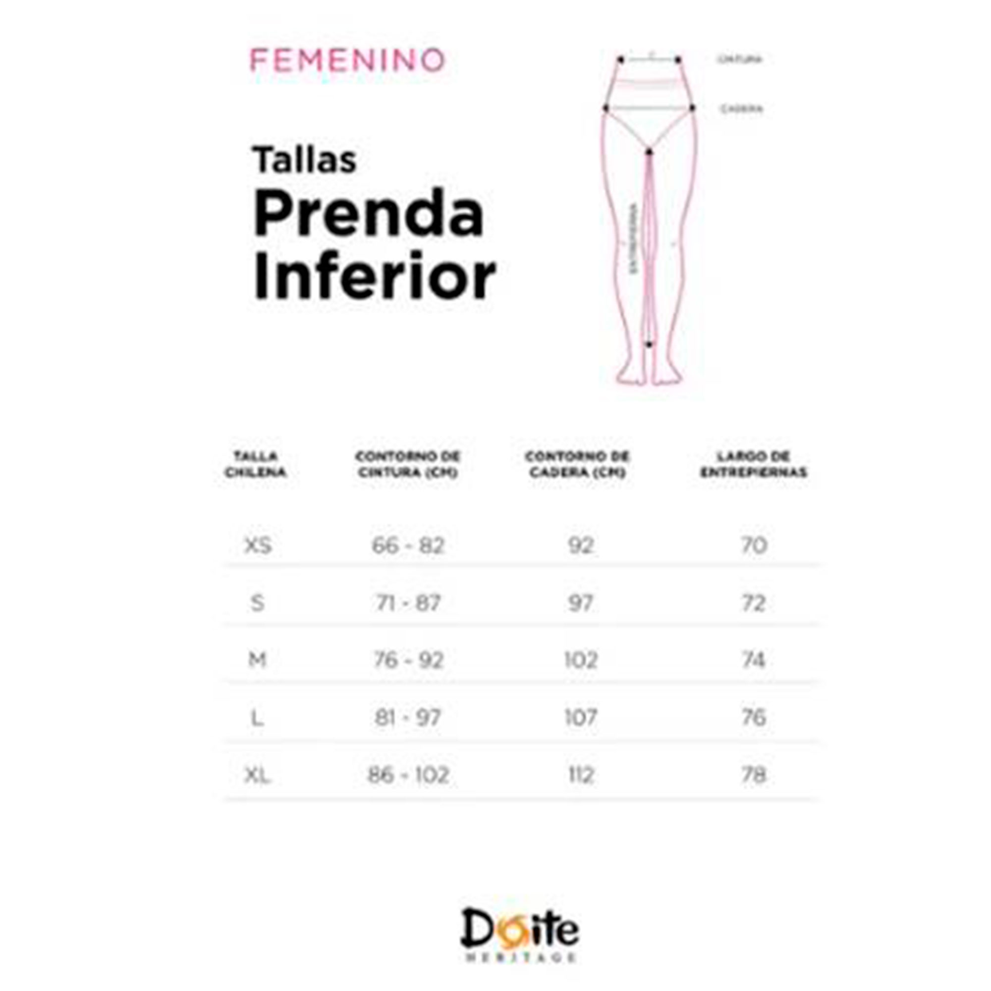 PANTALON TE RMICO BRONTE NEGRO MUJER DOITE - 5