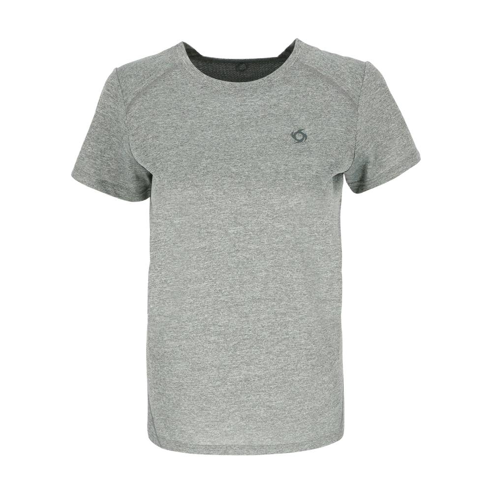 POLERA MANGA CORTA DEPORTIVA LAVA MUJER GRIS DOITE - 1