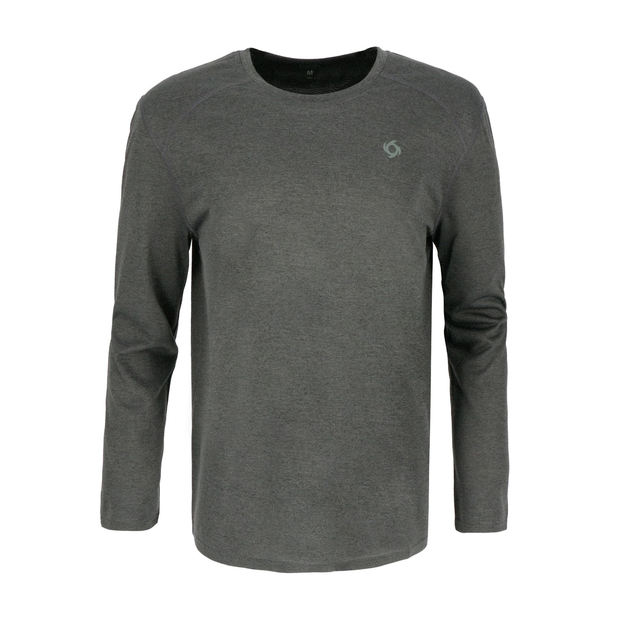 POLERA MANGA LARGA DEPORTIVA LAVA HOMBRE GRIS OSCURO DOITE - 1