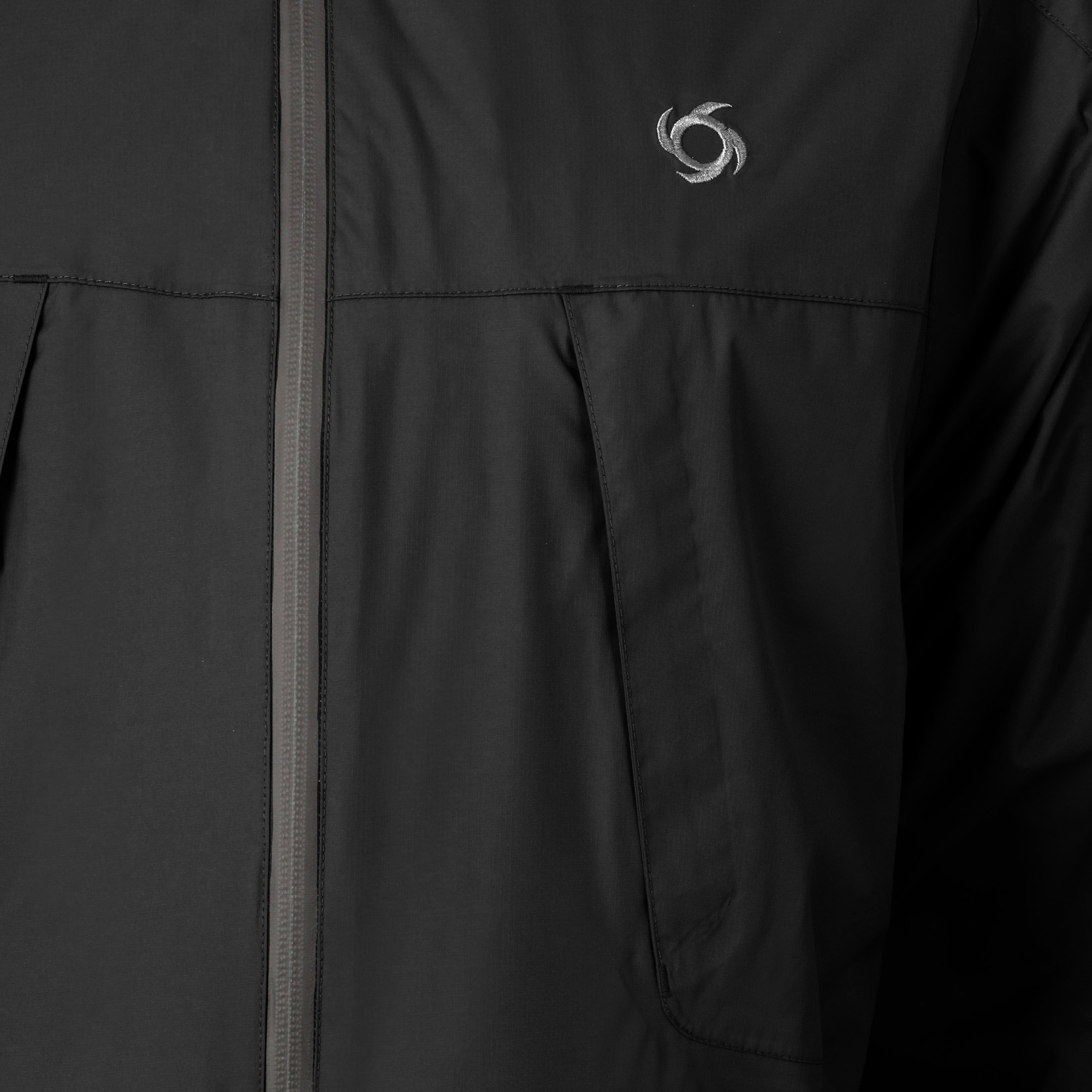 CORTAVIENTO IMPERMEABLE TEMPEST NEGRO HOMBRE DOITE - 5