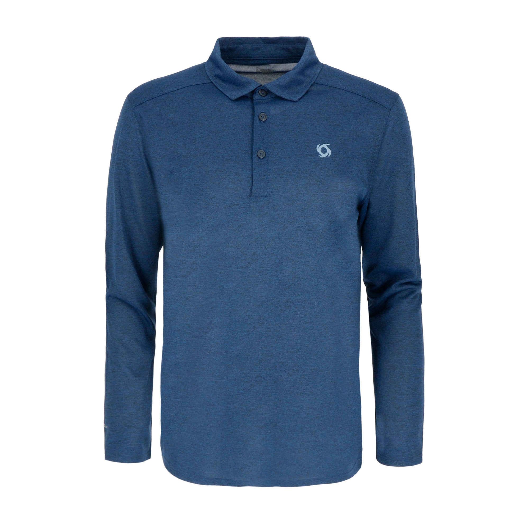 POLERA MANGA LARGA DEPORTIVA LAVA POLO HOMBRE AZUL DOITE - 1