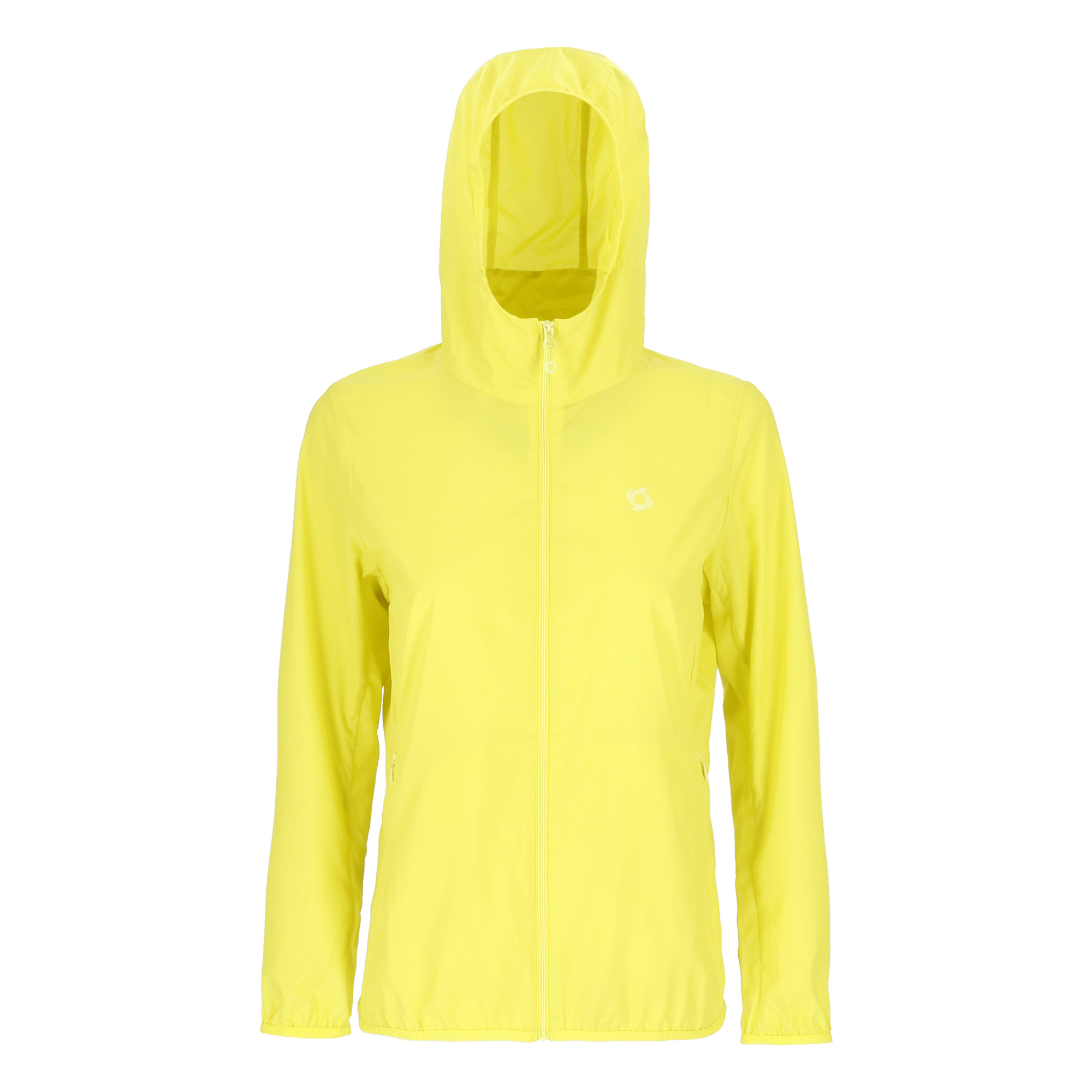 CHAQUETA COMPACTABLE AIRJKT HOODIE AMARILLO MUJER DOITE - 1