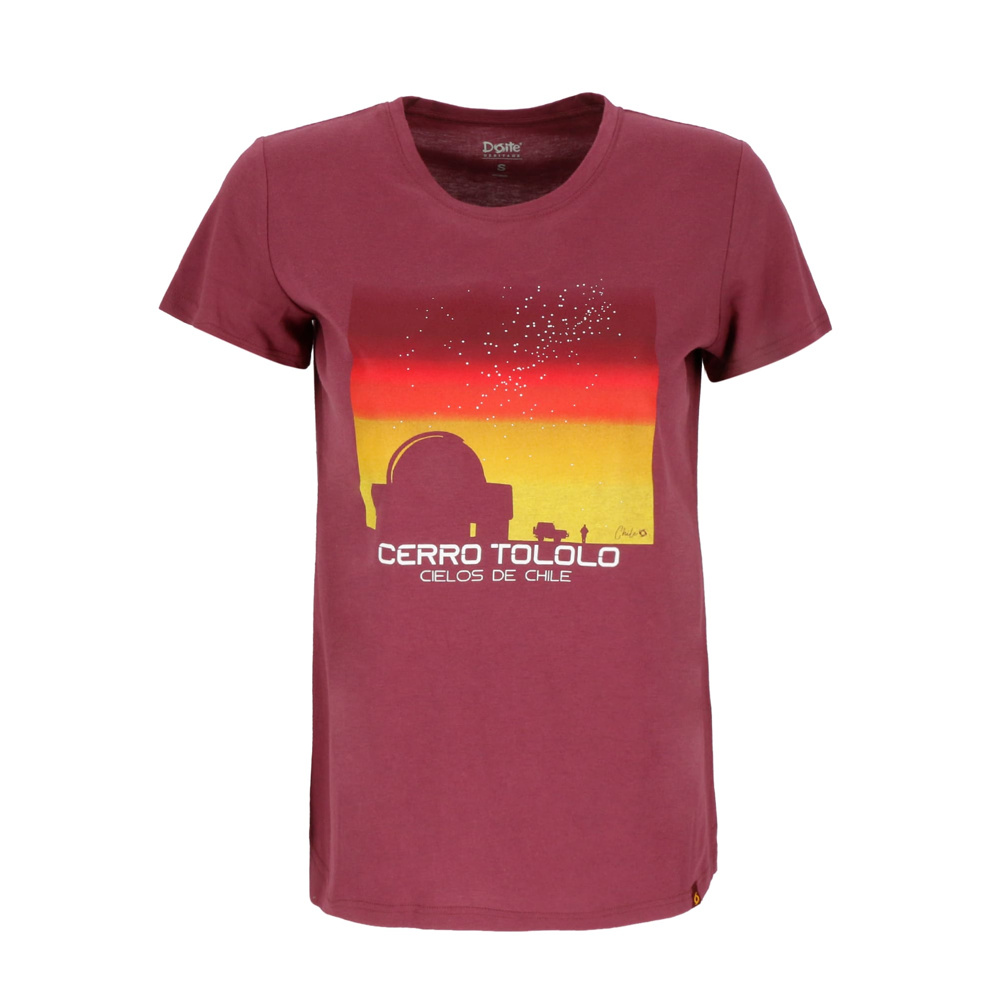 POLERA MANGA CORTA OBSERVATORY MUJER BURDEO DOITE - 1