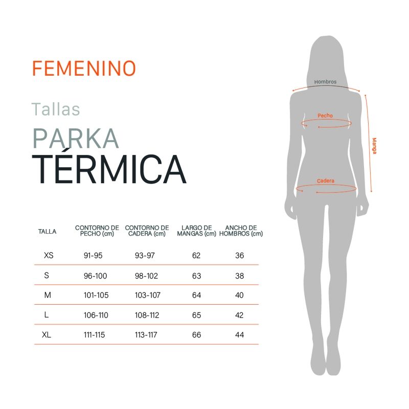 PARKA TE RMICA POLUX MUJER DOITE AZUL MARINO - 6
