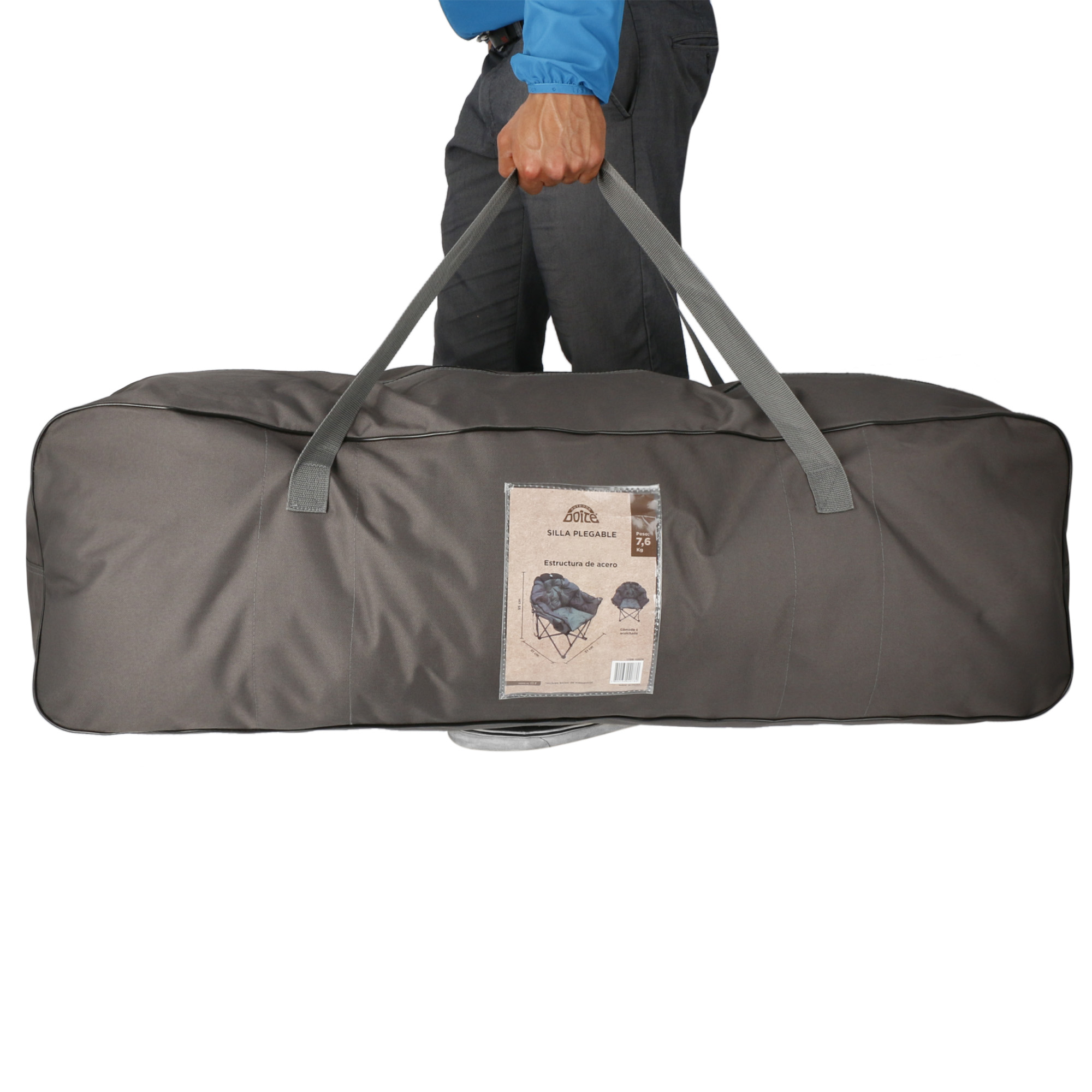SILLA DOITE PLEGABLE CLOUD GRIS - 6
