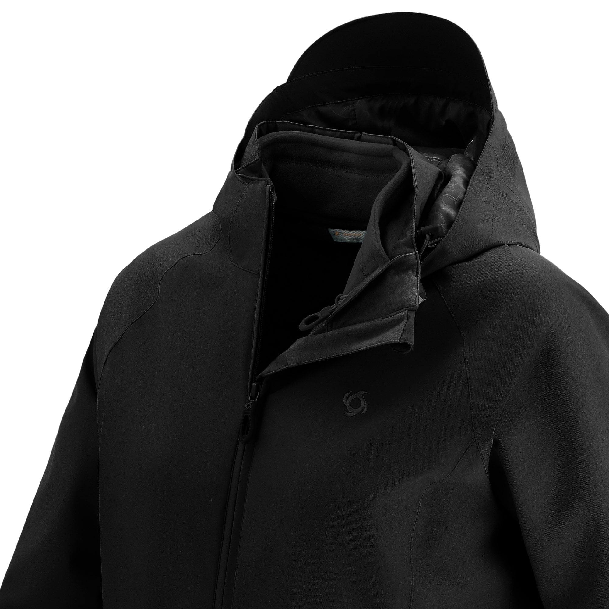 PARKA 3 EN 1 PARBAT  NEGRO MUJER DOITE - 5