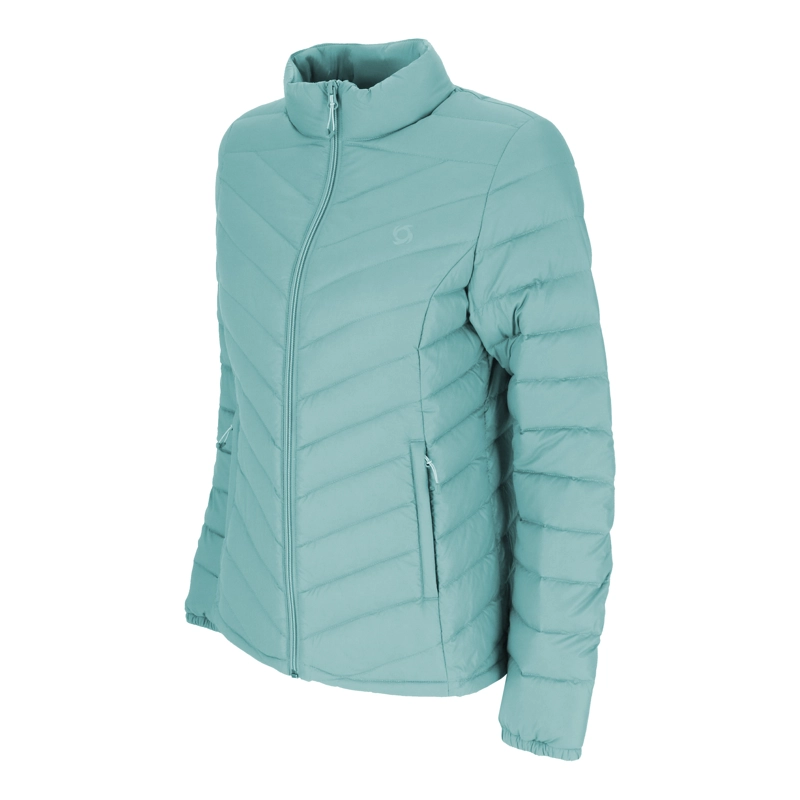 PARKA PLUMA EBONI MUJER DOITE TURQUESA - 3