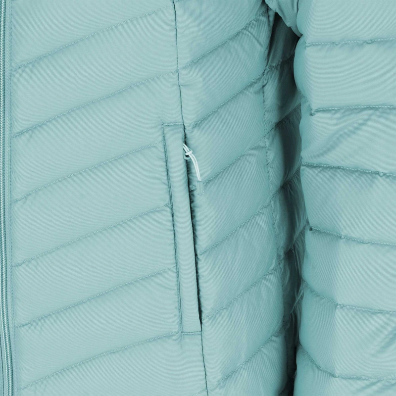 PARKA PLUMA EBONI MUJER DOITE TURQUESA - 4