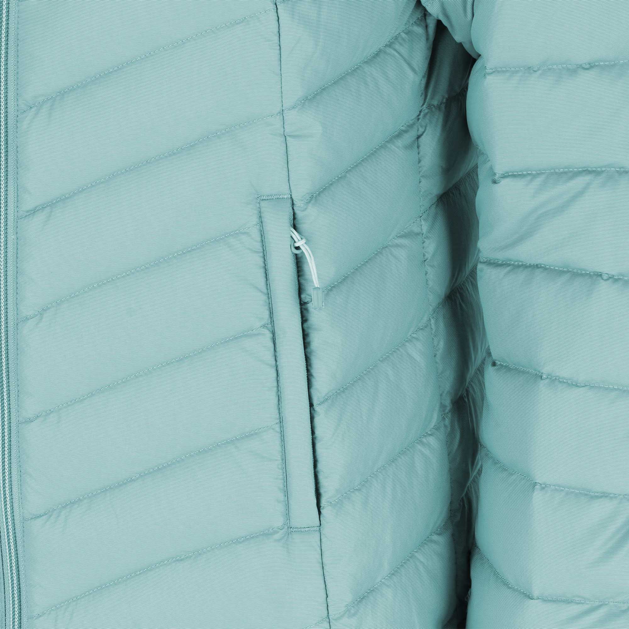 PARKA PLUMA EBONI MUJER TURQUESA DOITE - 4