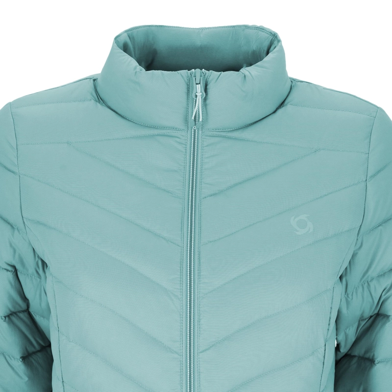 PARKA PLUMA EBONI MUJER DOITE TURQUESA - 5